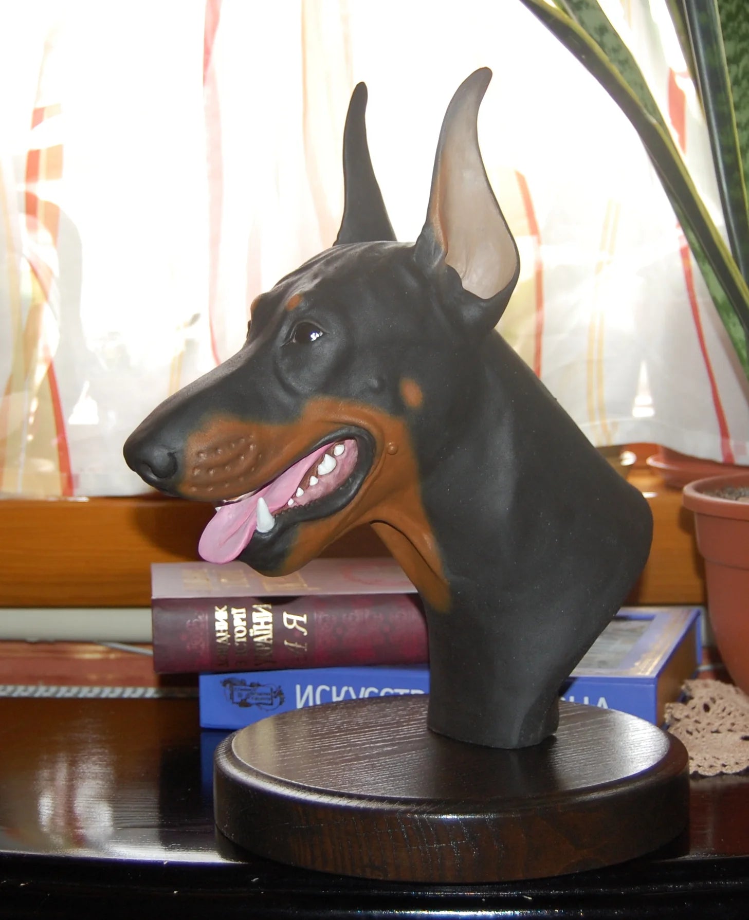 Doberman bust