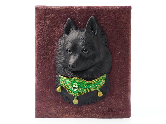 Schipperke bas-relief