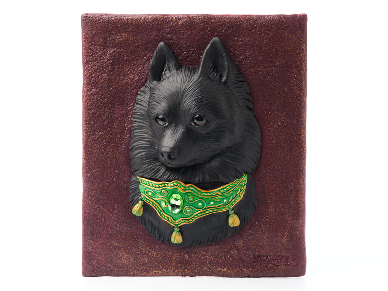 Schipperke bas-relief