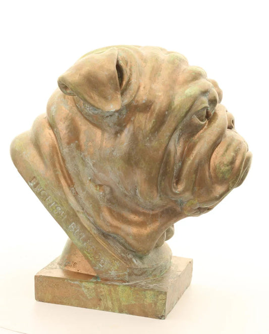 Bulldog bust