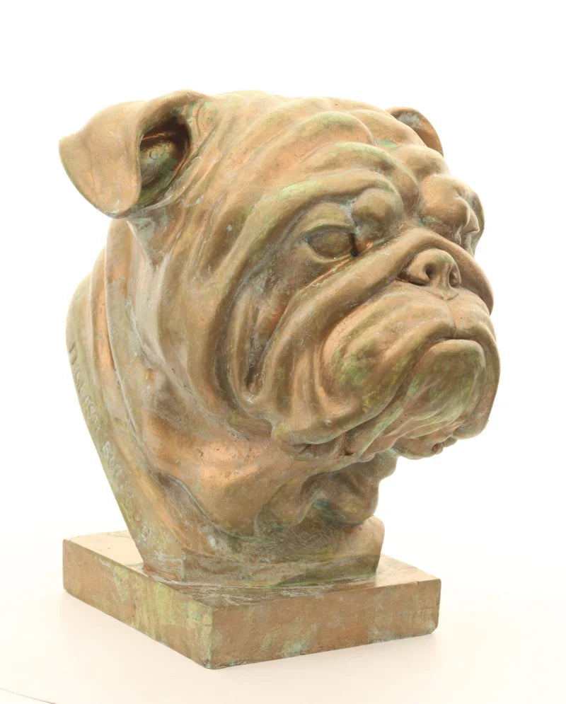 Bulldog bust