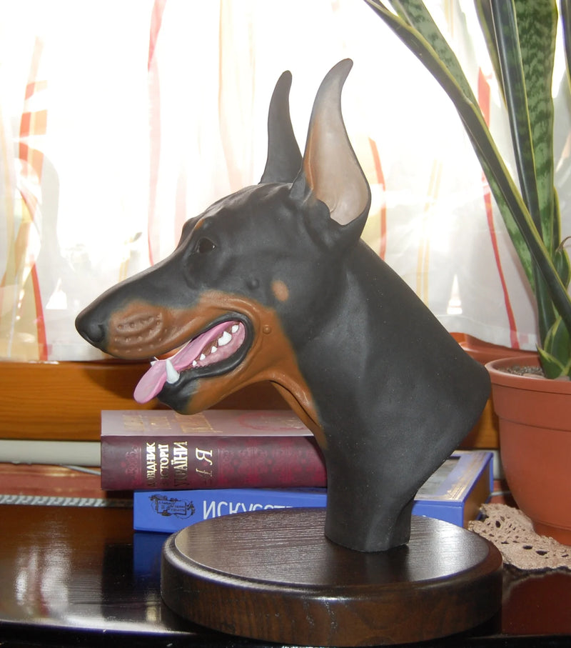 Doberman bust