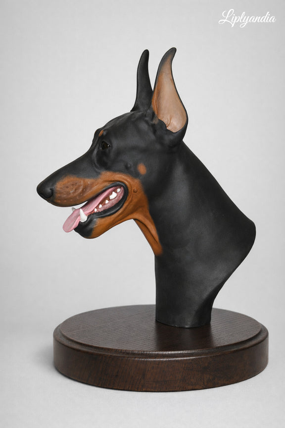 Doberman bust