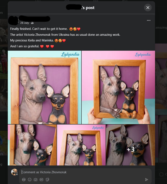 American Hairless Terrier & Prague Ratter Portrait Relief